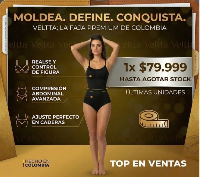 Veltta Freedom Kit: Body Control + Tapa Pezones de Regalo