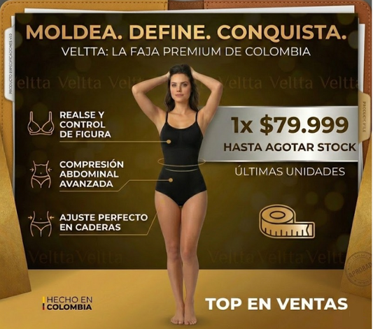 Veltta Freedom Kit: Body Control + Tapa Pezones de Regalo