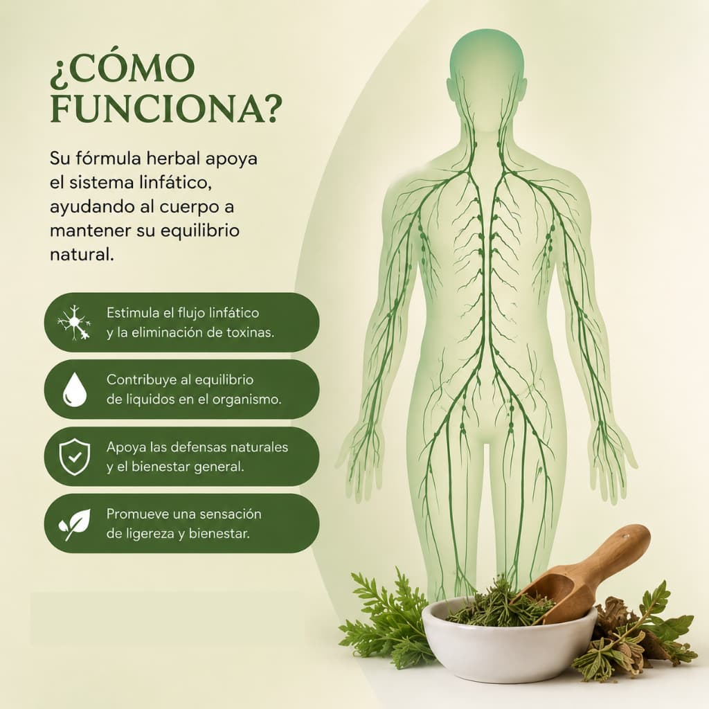 Lymphatic Drainage™: apoyo natural para sentir tu cuerpo más ligero y recibe GRATIS el "Método Cuerpo Desinflamado" Guía virtual