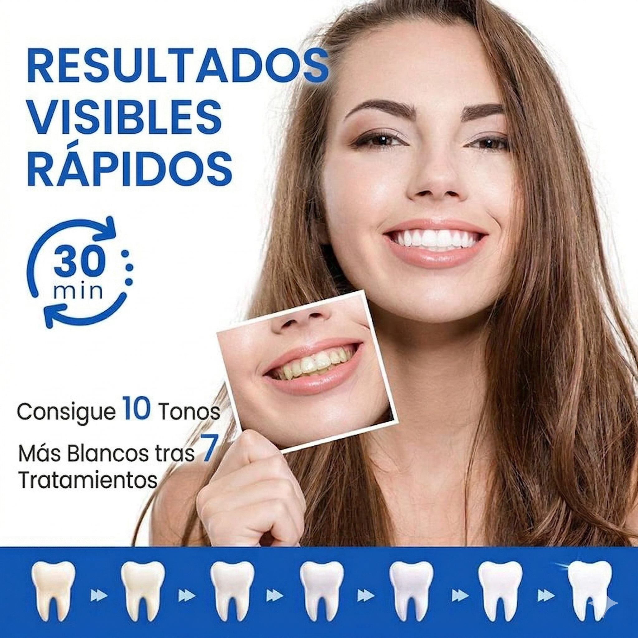 TIRAS DENTALES BLANQUEADORAS 5D WHITE