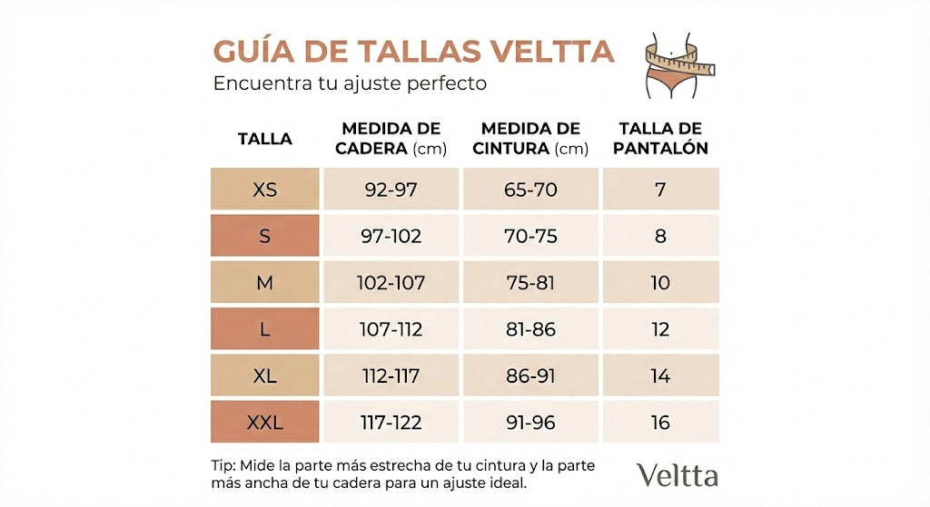 Faja Reloj de Arena Veltta | Compresión Premium | Hecha en Colombia 🇨🇴